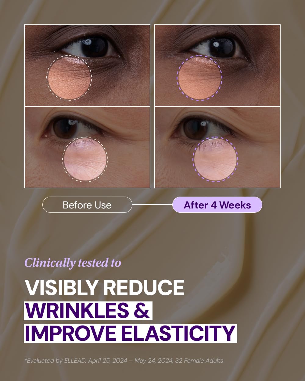 GANGNAM GLOW label and ingredient list view emphasizing peptide and niacinamide benefits