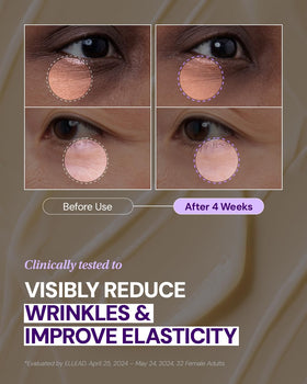 GANGNAM GLOW label and ingredient list view emphasizing peptide and niacinamide benefits