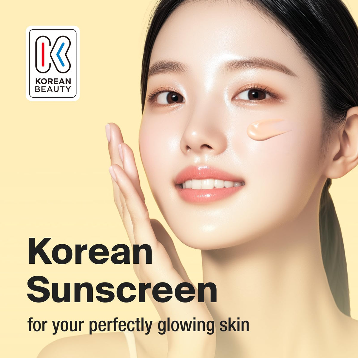 GANGNAM GLOW close-up texture showing lightweight, fast-absorbing cream