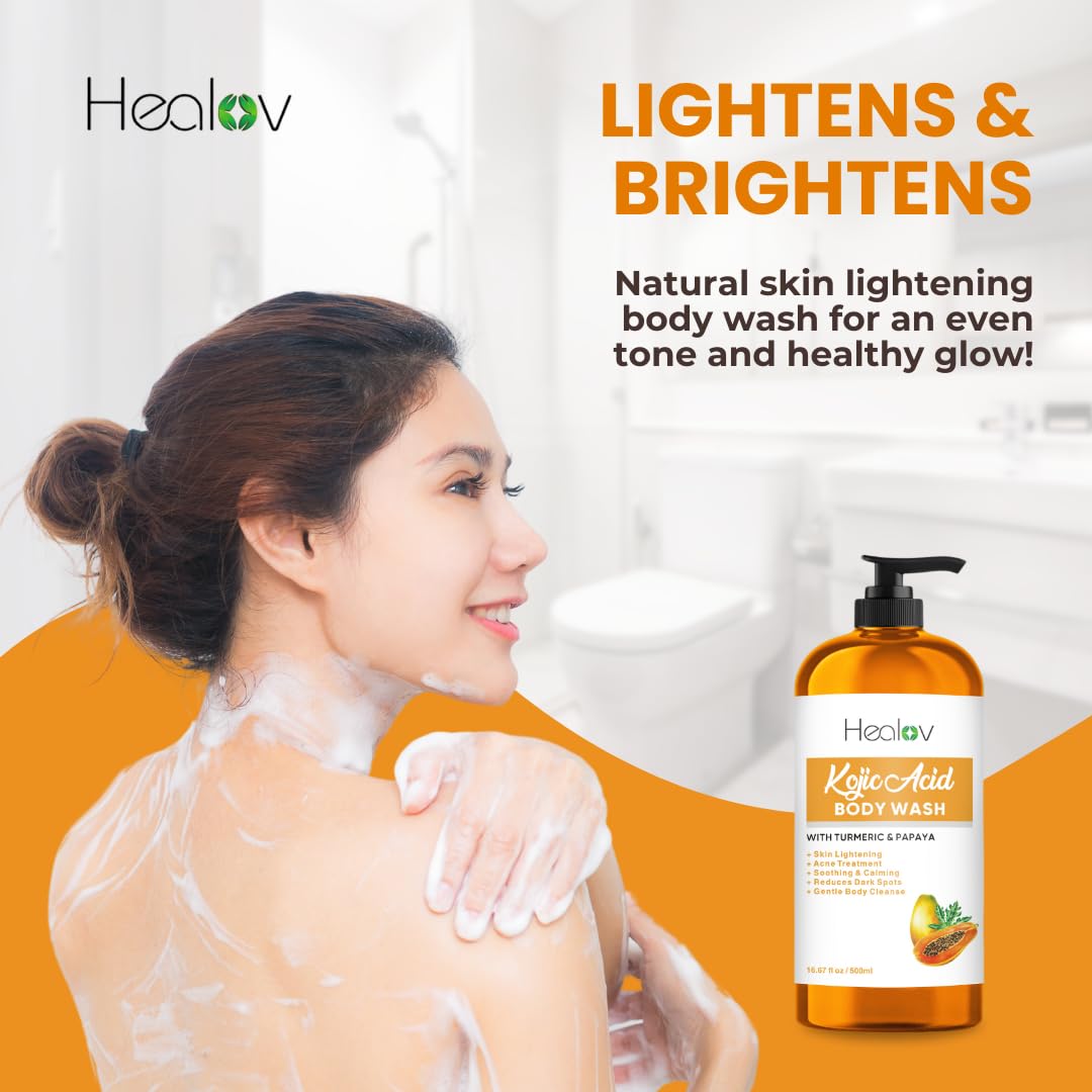 Ganskin body wash in shower demonstrating easy use on sensitive areas