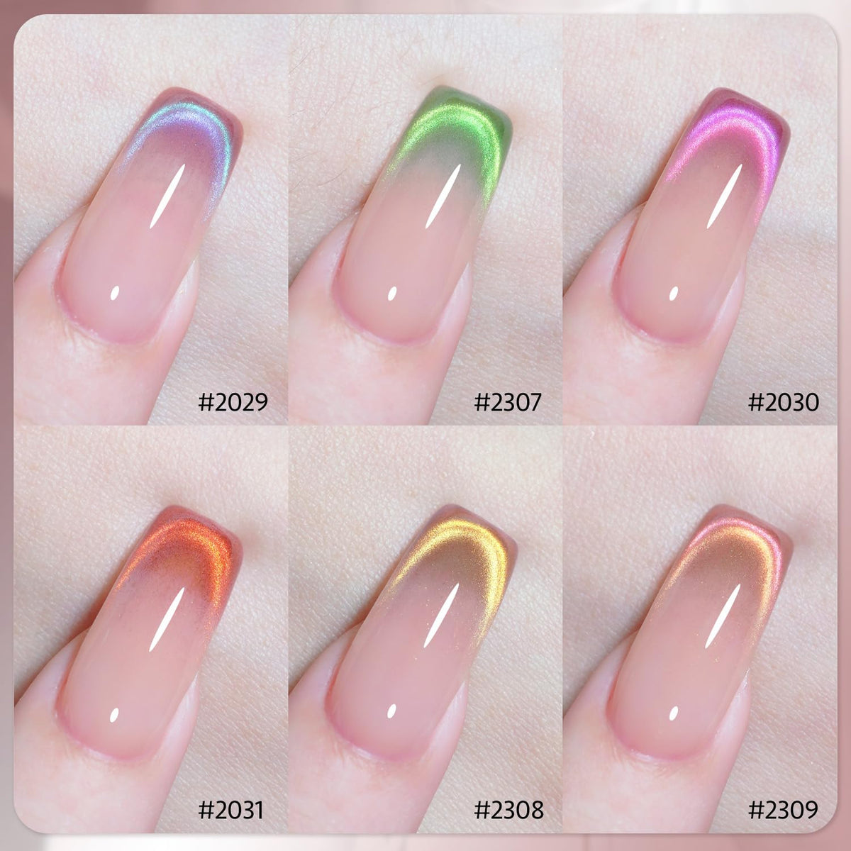 GAOY bottle close-up highlighting brush and glitter-holographic polish for smooth strokes