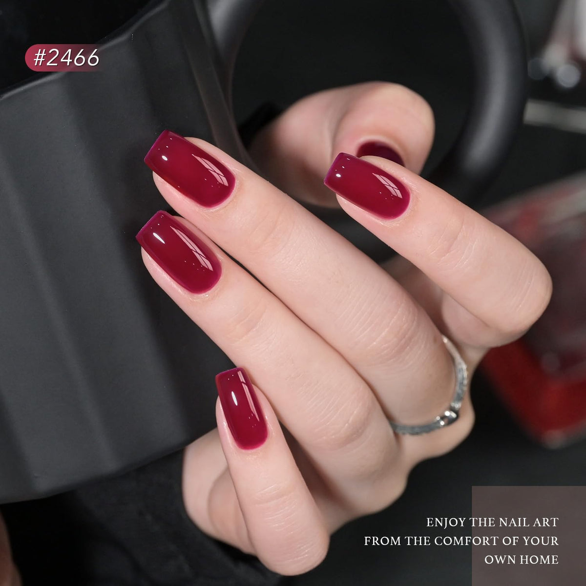 GAOY top-down color array displaying 20 jelly shades to inspire creative layering and color choice