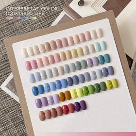 GAOY color swatch spread highlighting 39 shades for versatile styling