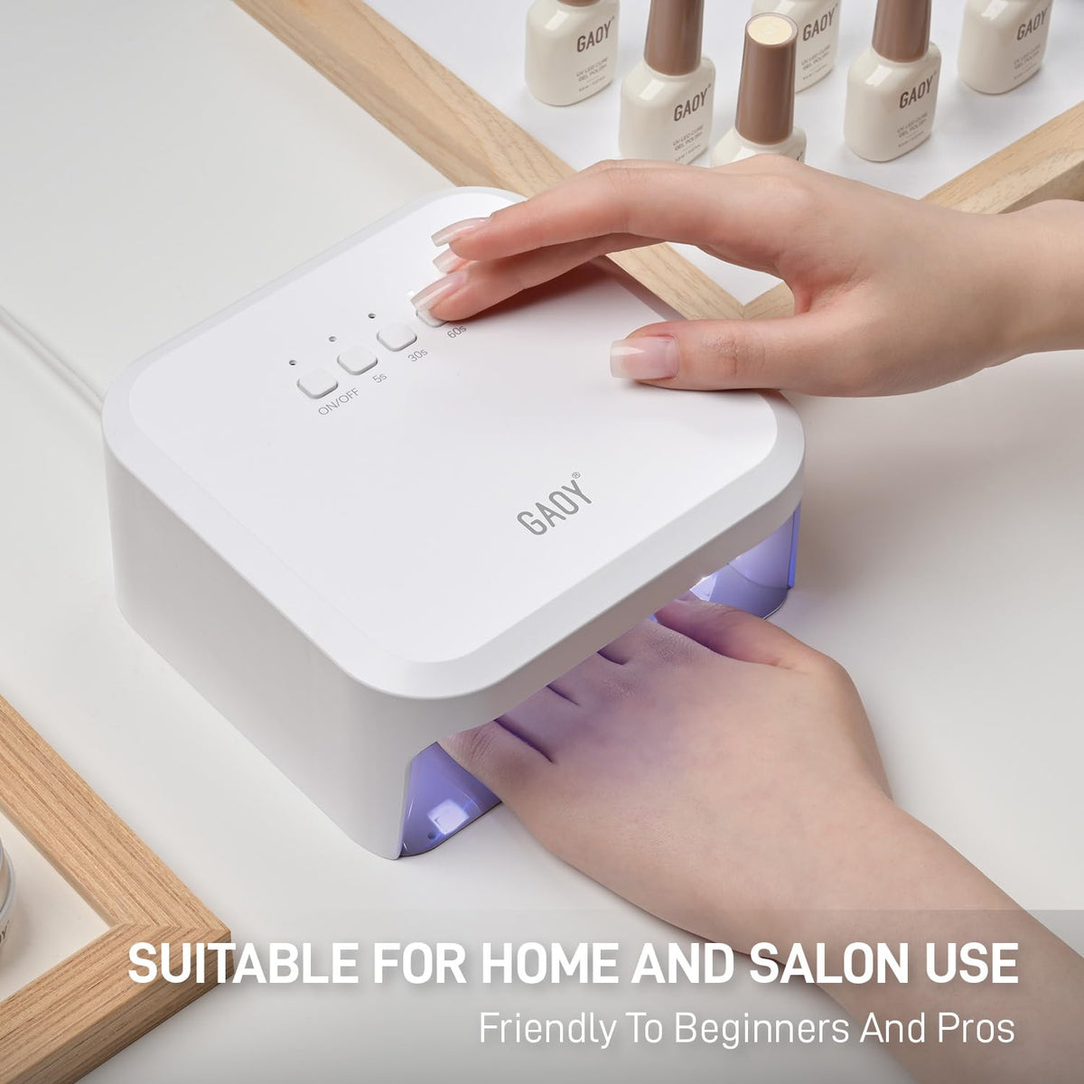 GAOY detachable magnetic base detail highlighting easy removal and convenient cleaning
