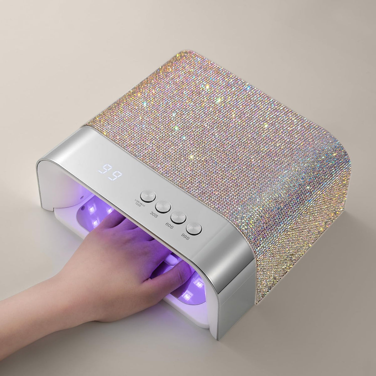 GAOY Diamond front view showing compact salon-ready design and quick curing benefit