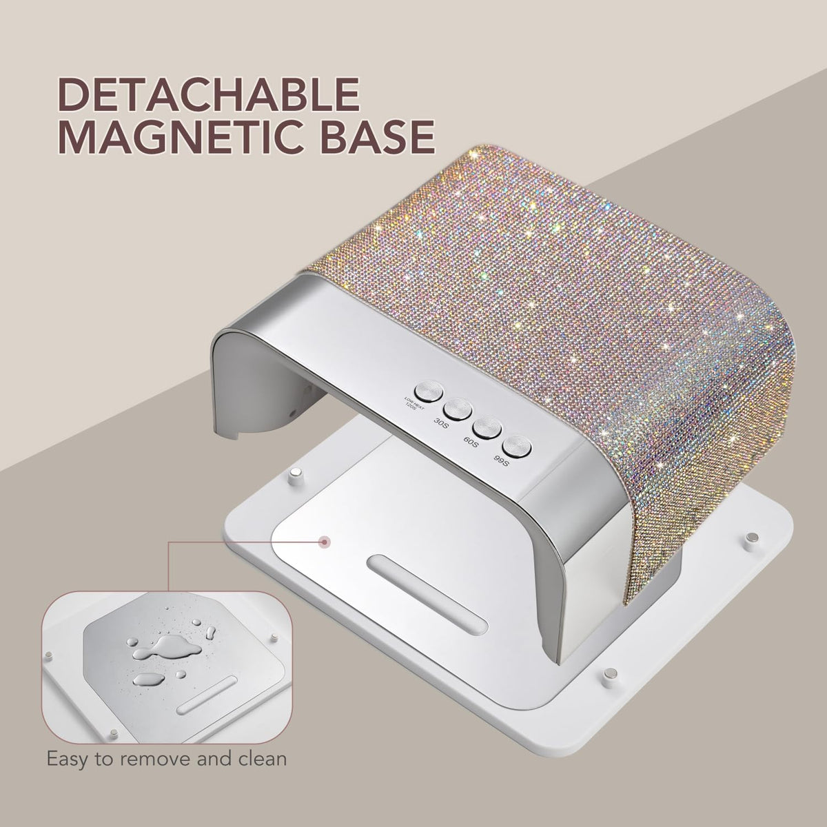 GAOY Diamond with hand in use demonstrating infrared sensor and hands-free convenience