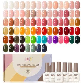 GAOY kit front packaging showing full 42-piece set and included bottles