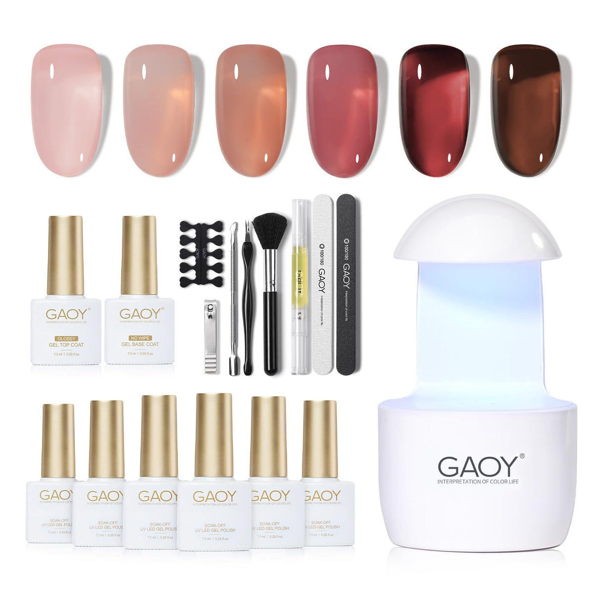 GAOY front packaging showing complete kit and starter convenience