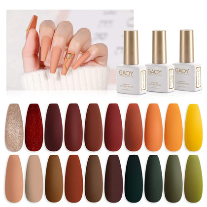 GAOY front packaging showing full 23-piece kit and included bottles for quick overview