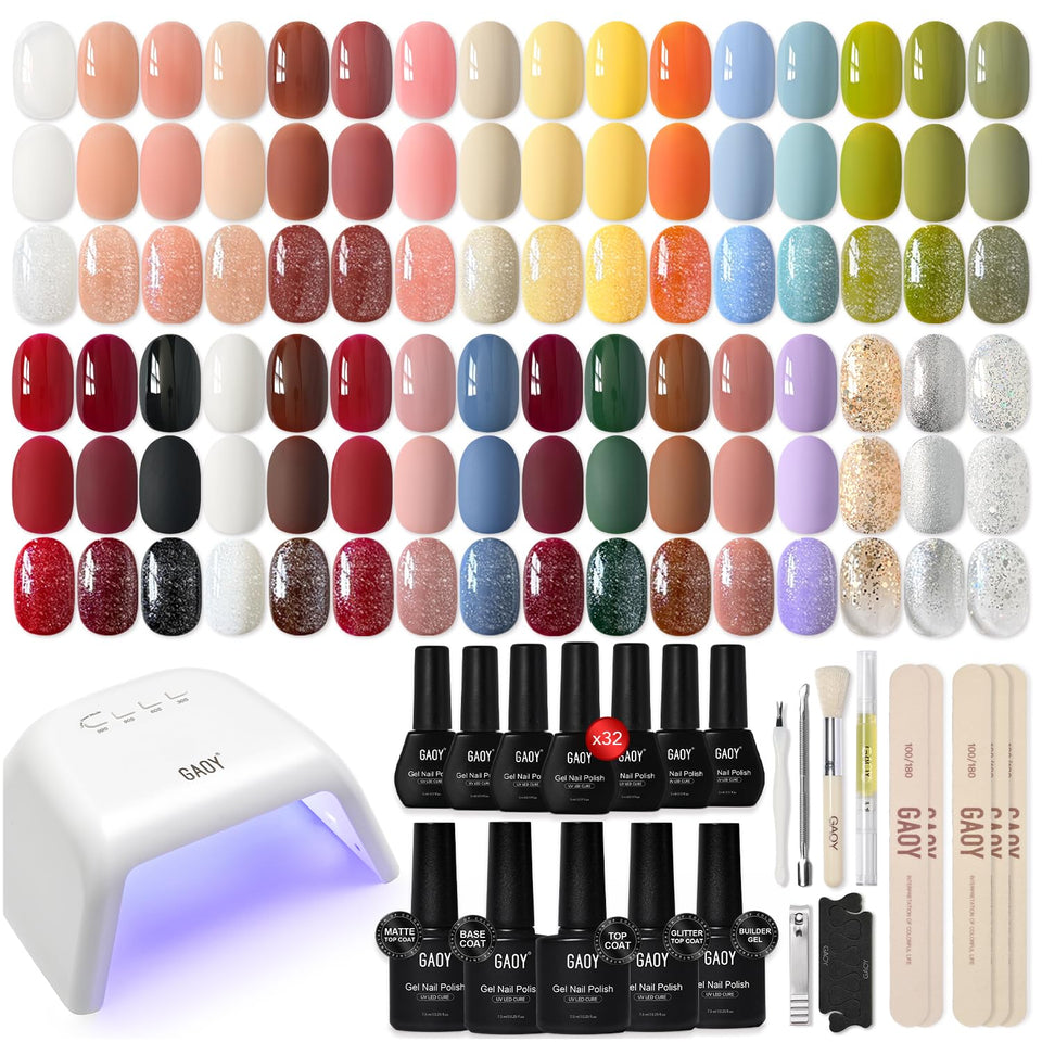 GAOY front packaging showing kit contents and versatile color set benefit