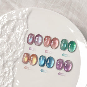 GAOY glitter texture close-up revealing holographic particles for vibrant shine