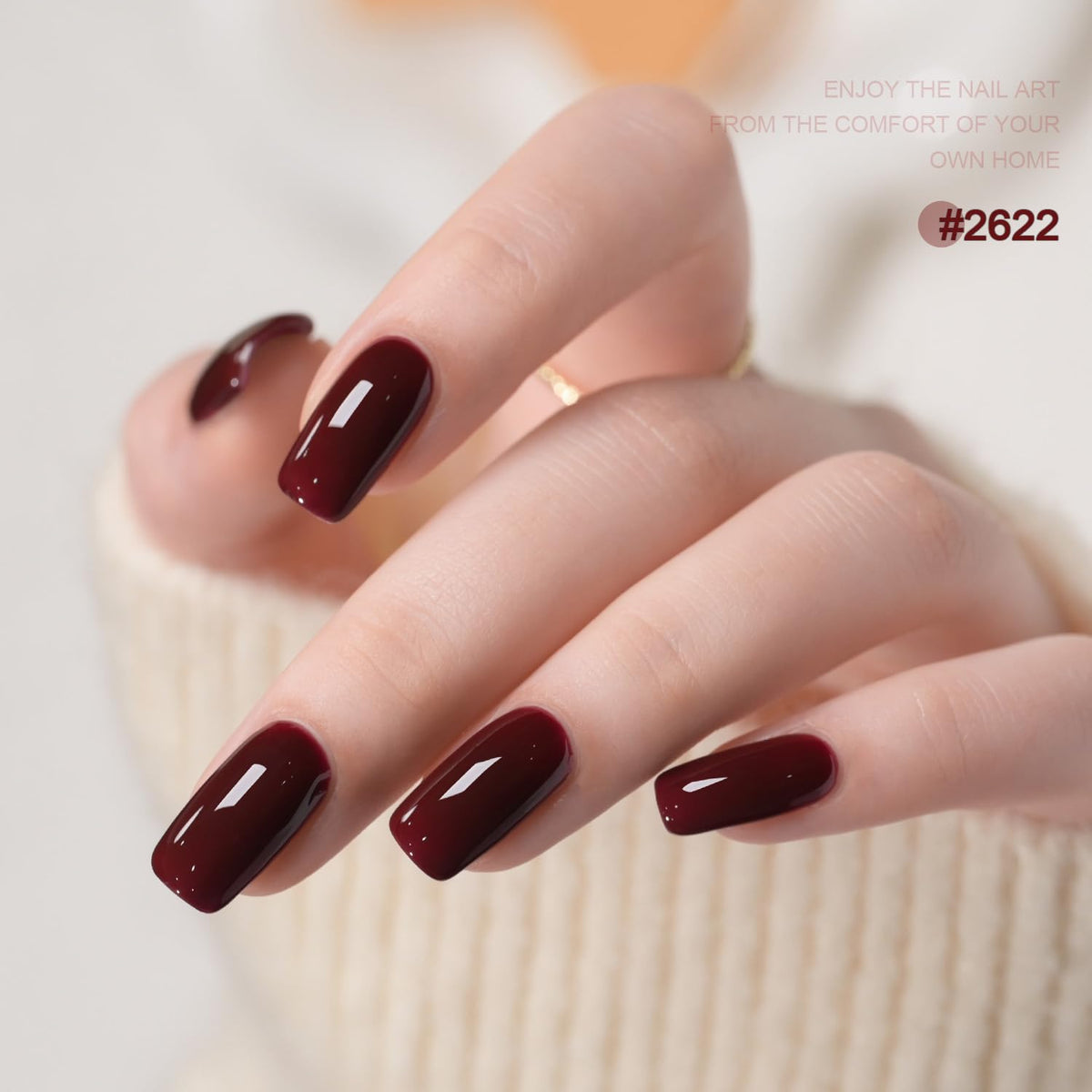 GAOY glossy and matte top coat comparison demonstrating finish options for styling