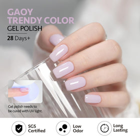 GAOY in-use application showing brush stroke for smooth coverage and professional-looking results