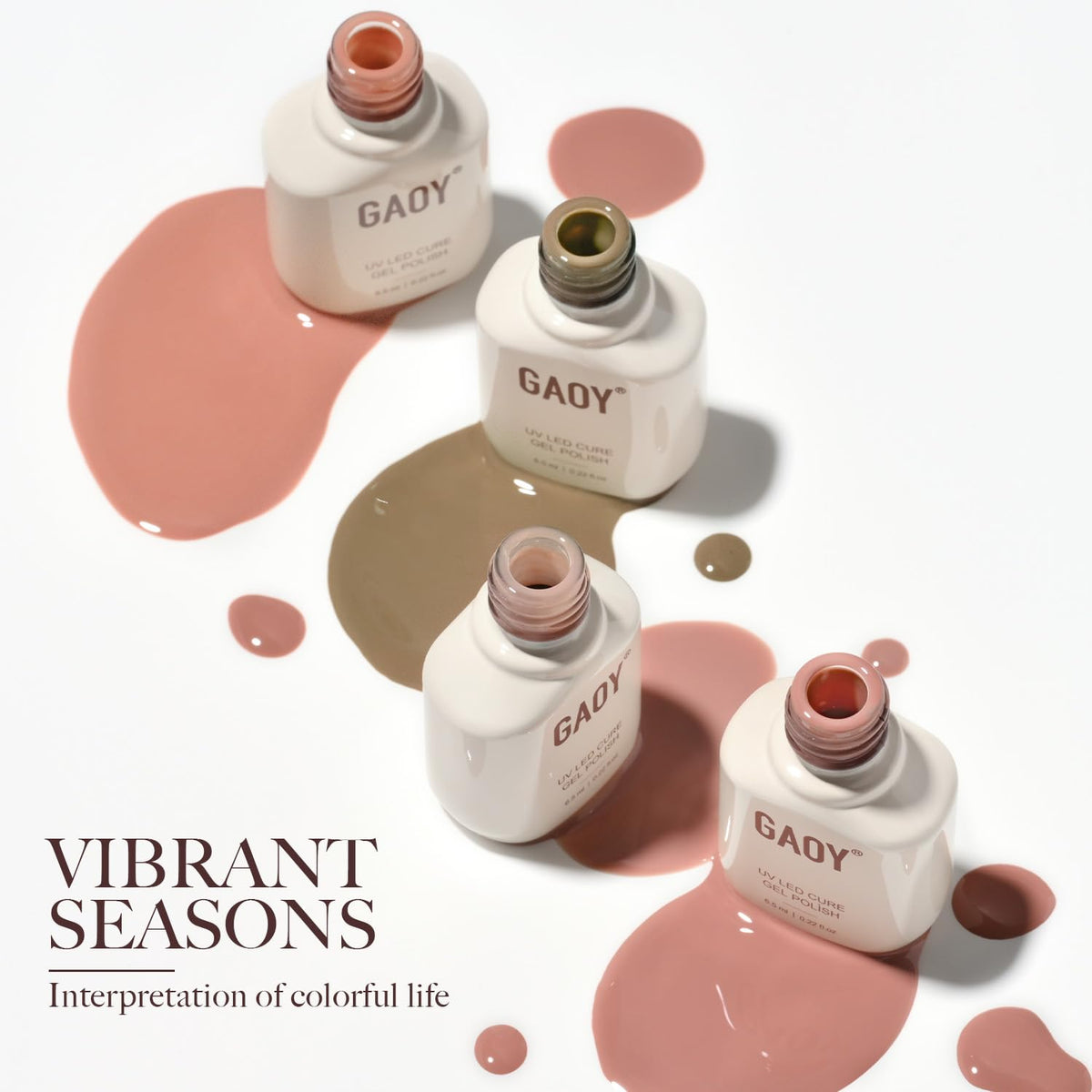 GAOY in use at home manicure demonstrating layered jelly effects and long-lasting salon-style results