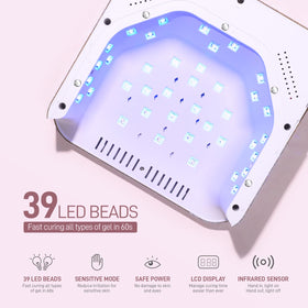 GAOY lamp curing a hand with automatic sensor for quick salon results benefit