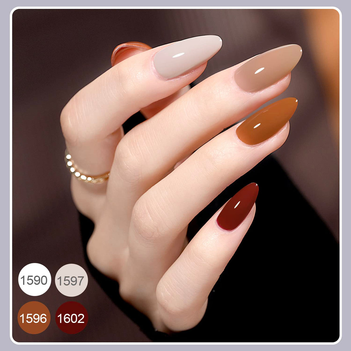 GAOY nails in use manicure showing glossy result and long-wear appearance benefit