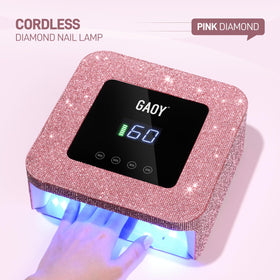 GAOY pink diamond texture close-up highlighting sparkling finish and stylish look