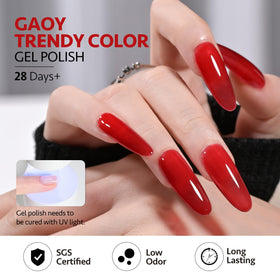 GAOY brush stroke texture showing smooth application and pigmented coverage for neat results