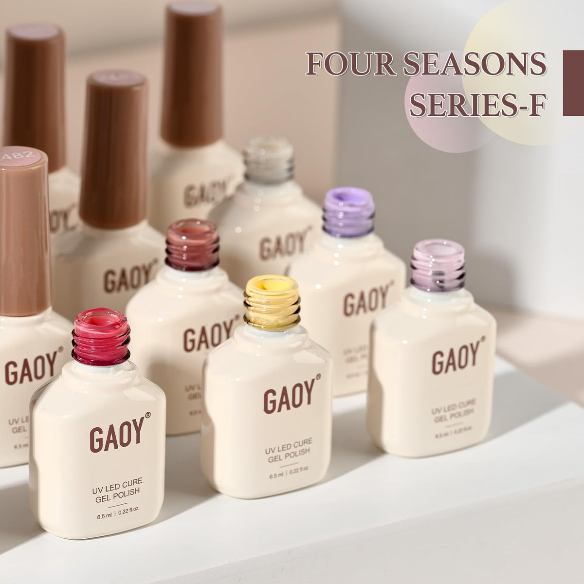 GAOY scale hand size comparison with bottles showing real-life bottle size and volume