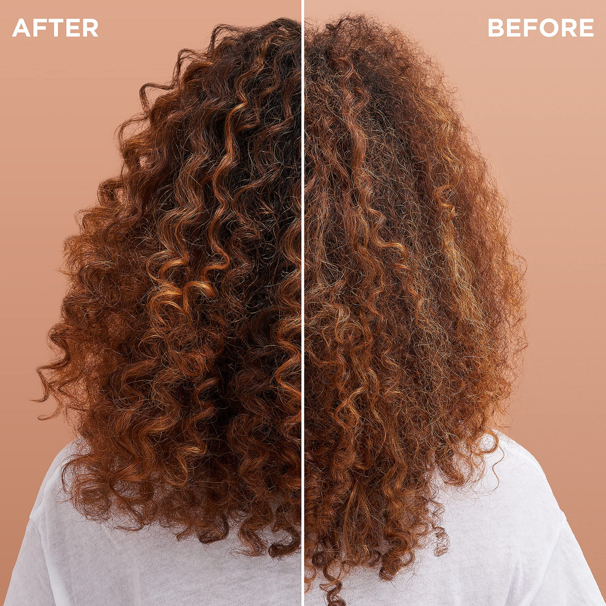 Garnier closeup label highlights coconut oil and cocoa butter