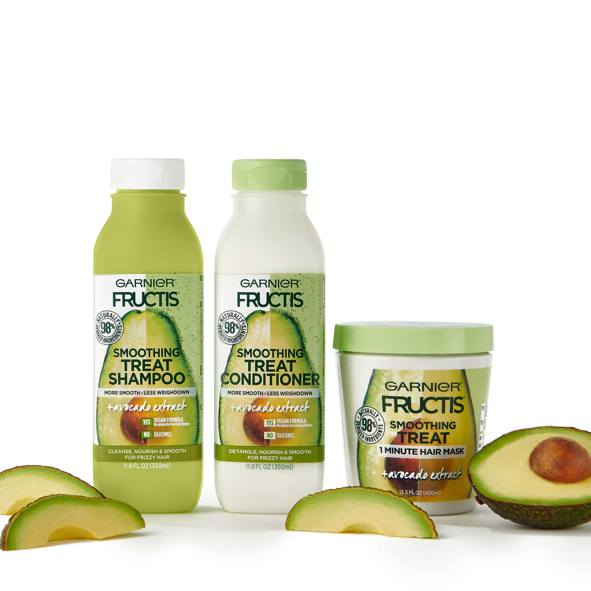 Garnier Fructis being applied in shower for detangling benefit