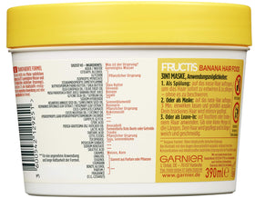 Garnier Fructis creamy banana-textured formula close-up displaying smooth consistency for easy absorption