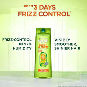 Garnier Fructis conditioner bottle close-up showing nourishing texture