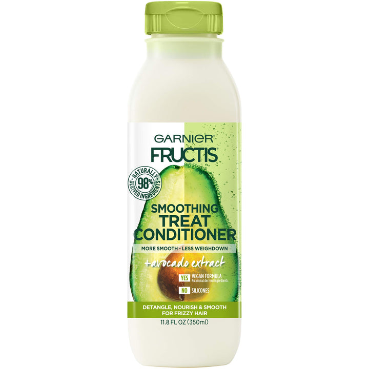 Garnier Fructis front packaging showing avocado and benefits