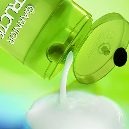 Garnier bottles staged in bathroom illustrating daily routine benefit