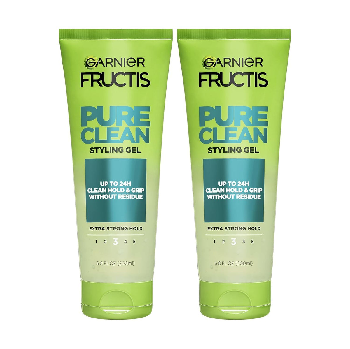Garnier Fructis close-up of gel texture highlighting natural-acacia grip