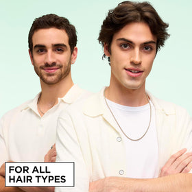 Garnier Fructis on bathroom shelf lifestyle shot showing clean-beauty appeal