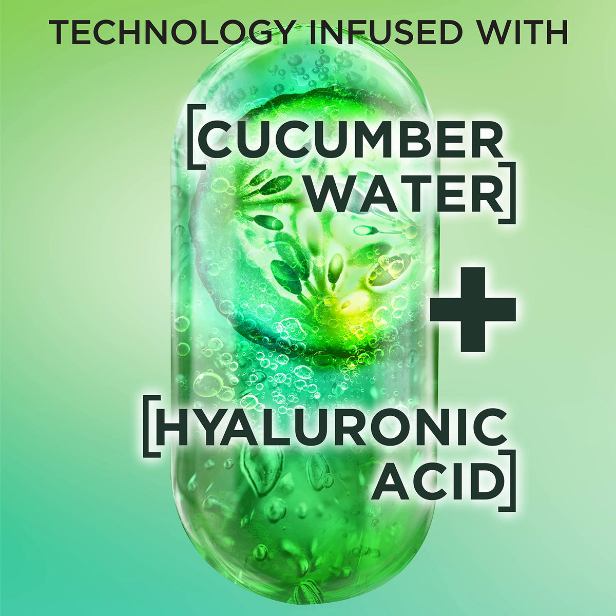 Garnier Fructis creamy foam texture closeup demonstrating gentle lather