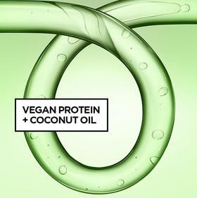Garnier Fructis set staged in bathroom routine for easy wash-day use
