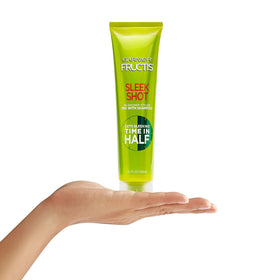 Garnier on bathroom shelf in lifestyle scene for daily routine appeal