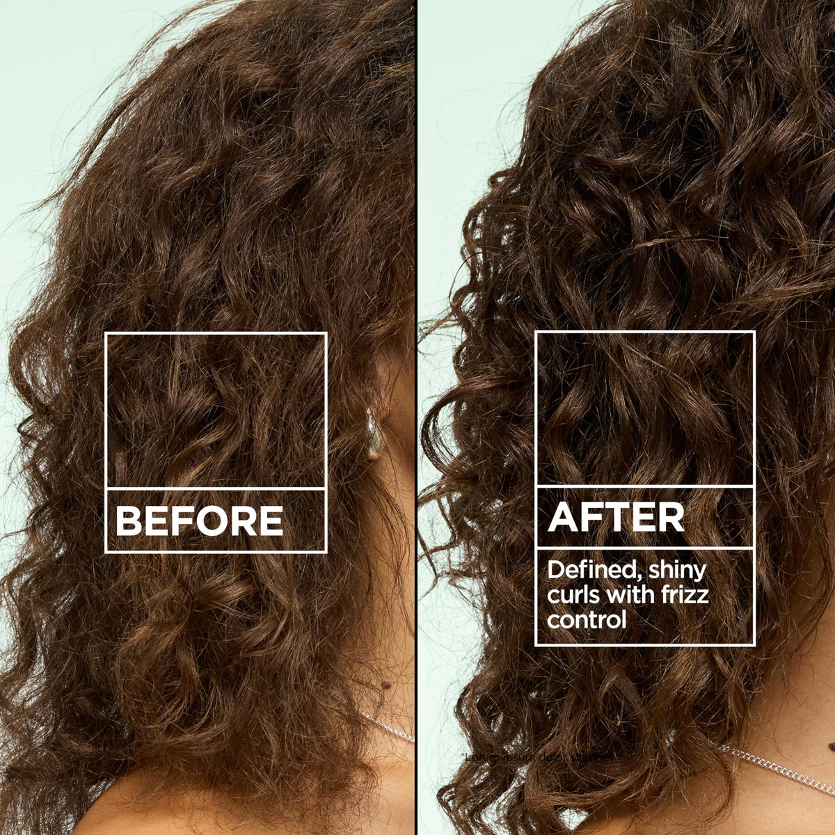 Garnier Fructis mist in hand demonstrating easy application and control