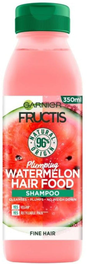 Garnier Fructis front packaging showing 11.8 fl oz bottle and label benefit