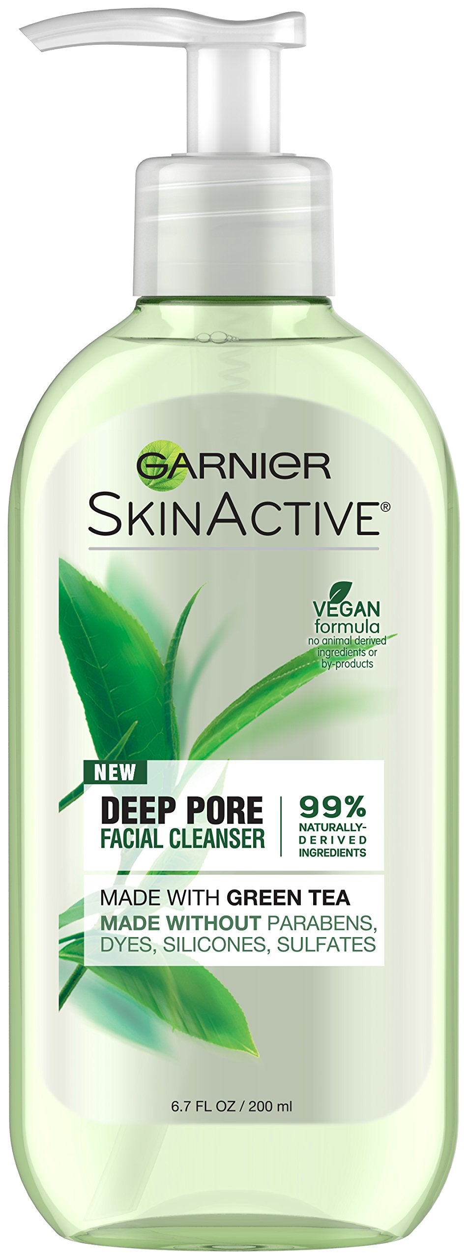 Garnier front packaging showing clear gel and brand benefit