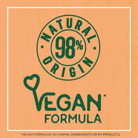 Garnier ingredients label highlighting papaya and amla extracts
