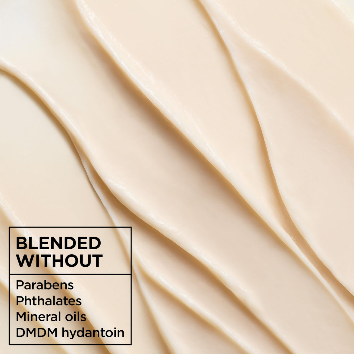 Garnier product label close-up showing ingredients and paraben-free benefit