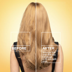 Garnier open jar texture showing creamy honey-rich consistency