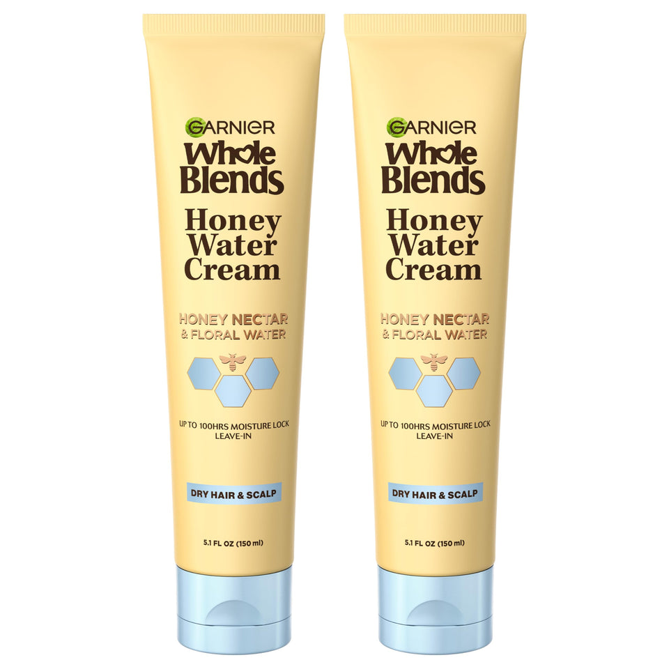 Garnier front packaging showing the honey water cream and benefits