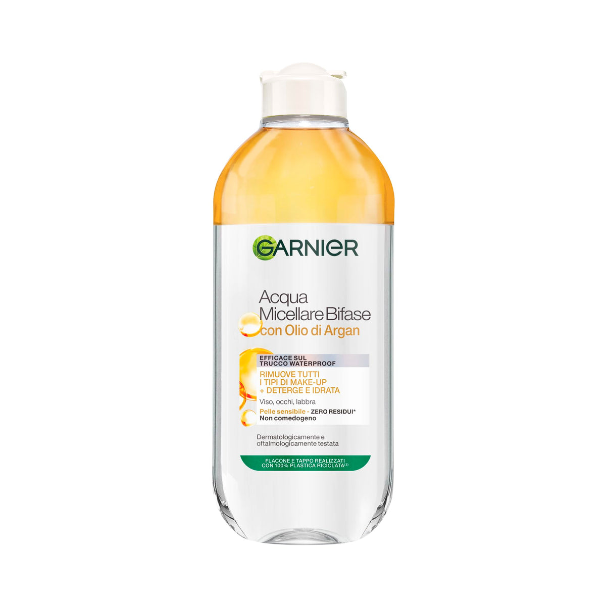 Garnier front packaging showing 400 ml bottle and label for quick identification