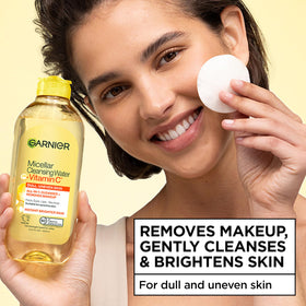 Garnier bottle cap detail illustrating easy dispensing and no-spill