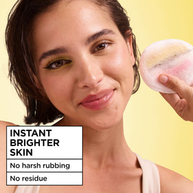 Close-up of Garnier solution clarity and lightweight watery texture