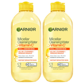 Garnier bottle front label showing product name and vitamin C benefit