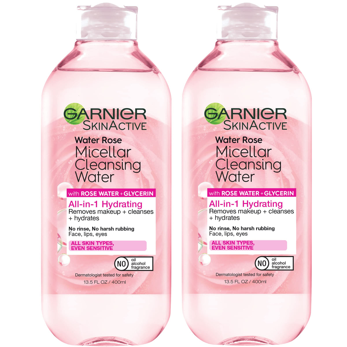 Garnier front packaging showing bottle and label for clear product identification and trust
