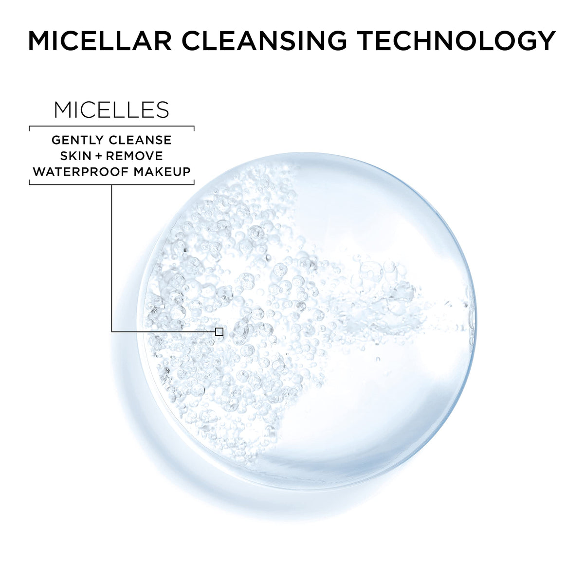 Garnier label ingredients close-up emphasizing fragrance-free, paraben-free formulation benefits