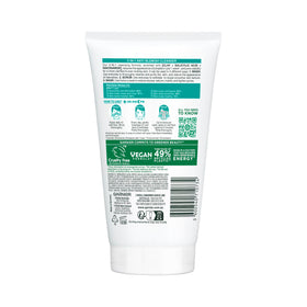 Garnier closeup texture revealing pumice particles and smooth gel benefits