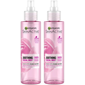 Garnier front packaging showing rose water mist and product details for easy identification