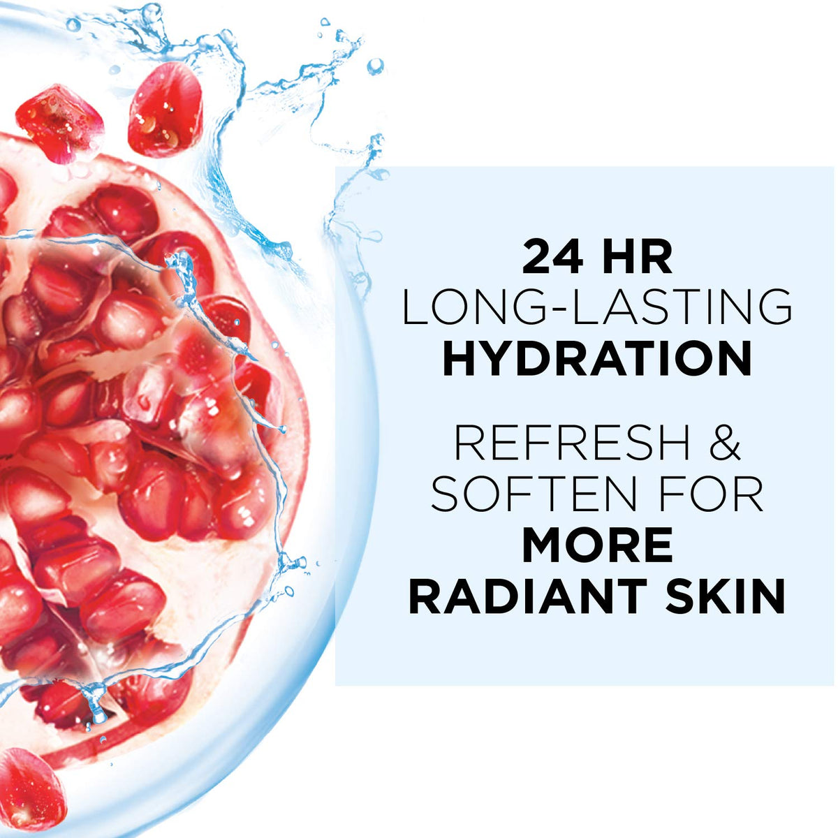 Garnier sheet mask applied on face demonstrating easy fitting and instant hydration